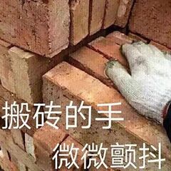 搬砖的手微微颤抖