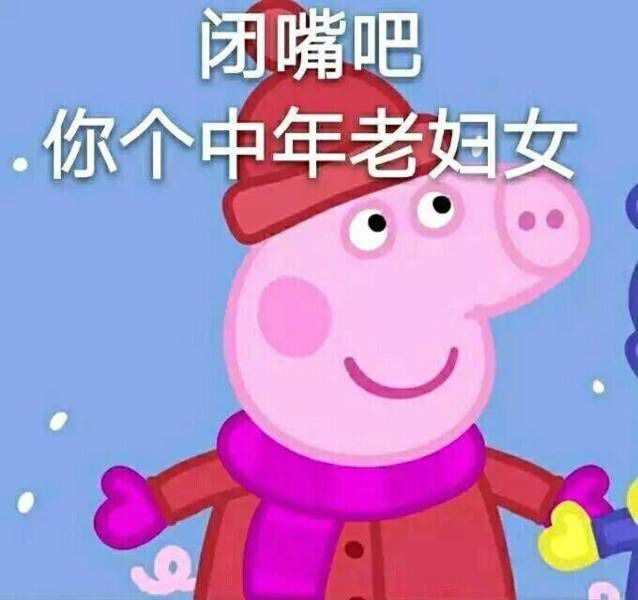 闭嘴吧，你个中年老女