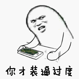 你才装逼讨度