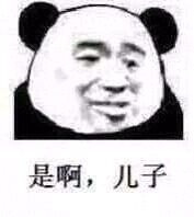 是啊，儿子