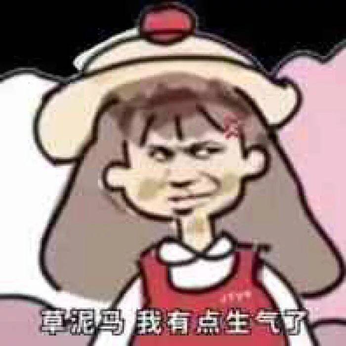 草泥马我有点生气