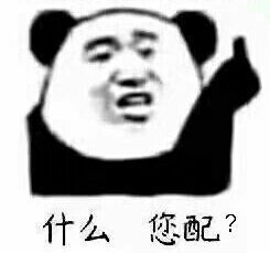 什么，您配？