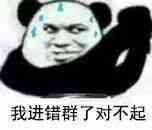 我进错群了，对不起