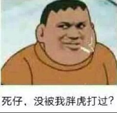 死仔，没被我胖虎打过？