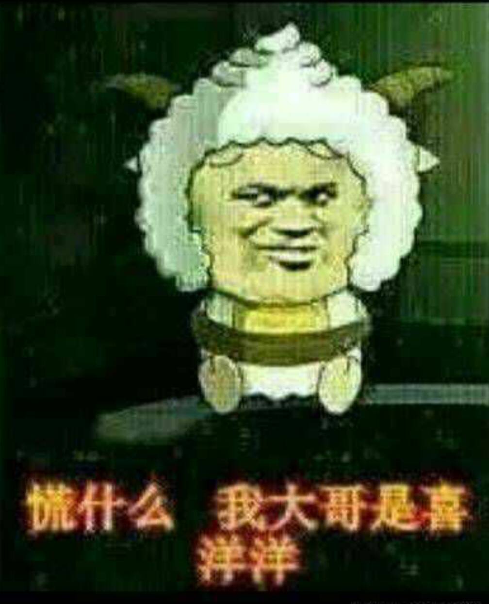 慌什么，我大哥是喜洋洋