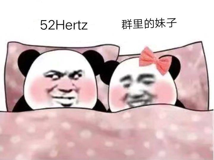 52Hertz，群里的妹子