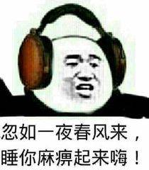 忽如一夜春风来，睡你麻痹起来嗨！