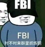 FBI时不时来群里抓炼铜