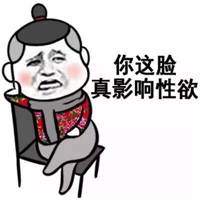 你这脸真影响性欲