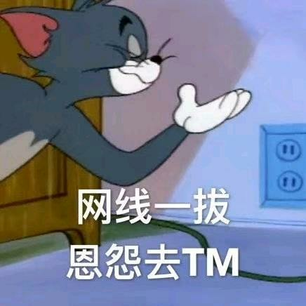 网线一拔，恩怨去TM