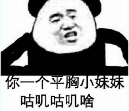 一个平胸小妹咕叽咕叽啥