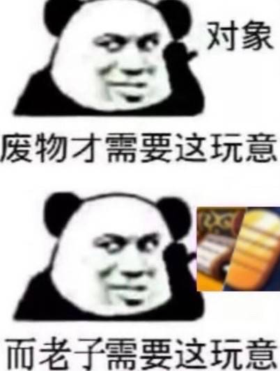 对象废物才需要这玩意，而老子需要这玩意