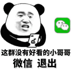 这群没有好看的小哥哥，微信退出