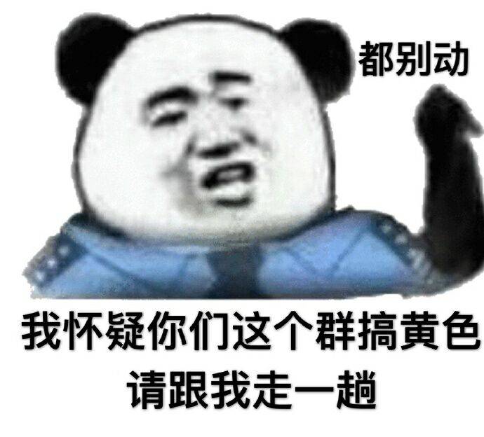 都别动，我怀疑你们这个群搞黄色请跟我走一趟