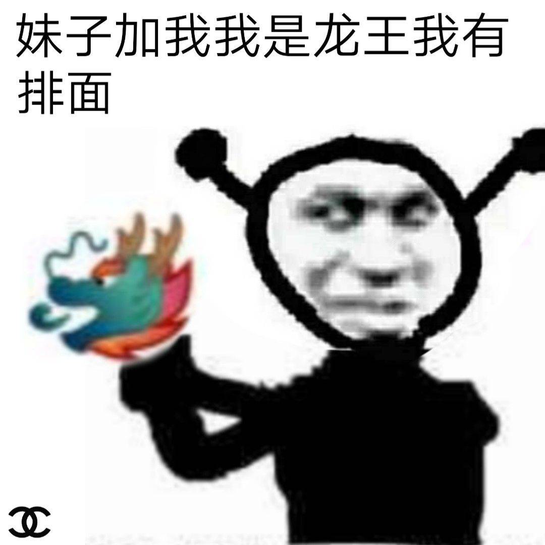 妹子加我，我是龙王我有排面