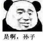 是啊，孙子