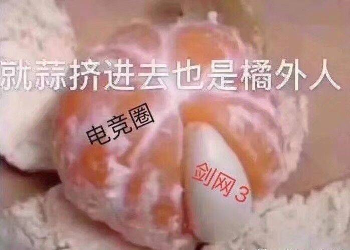 就蒜挤进去，也是橘外人
