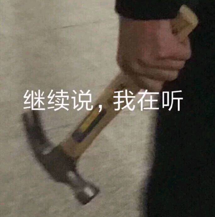 继续说，我在听