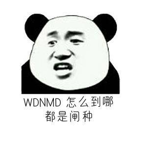 WDNMD，怎么到哪都是闸种