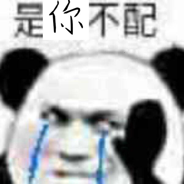 是你不配