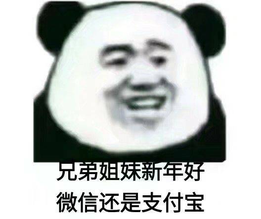 兄弟姐妹新年好，微信还是支付宝