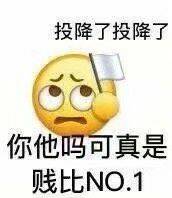 投降了投降了，你他妈可真是贱比NO1