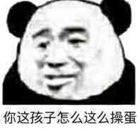 你这孩子，怎么这么操蛋