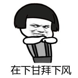 在下甘拜下风