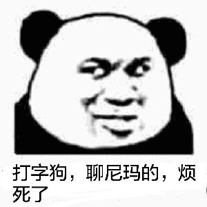 打字狗，聊尼玛的，烦死了